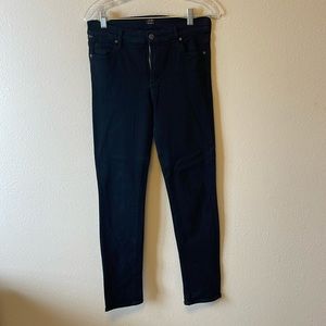 Citizens of humanity low rise black stretch jean
